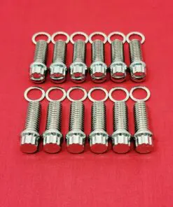 Set of 12 ARP 3/8 x 1 Header Bolts With 12pt Head