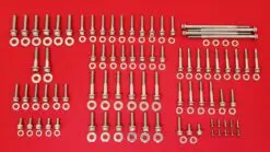 2000-2006 Softail Show Polished Grade 8 ARP Stainless Engine Bolt Kit
