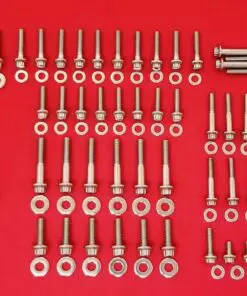 2000-2006 Softail Show Polished Grade 8 ARP Stainless Engine Bolt Kit