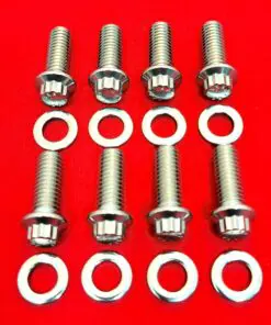2000 & Up Softail Polished Grade 8 ARP Stainless Front Footboard Bolt Kit