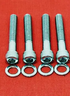 1987-2013 FLT-FLH Touring Ultra Road King Street Glide Show Polished Stainless Front Fender Support Allen Bolt Kit