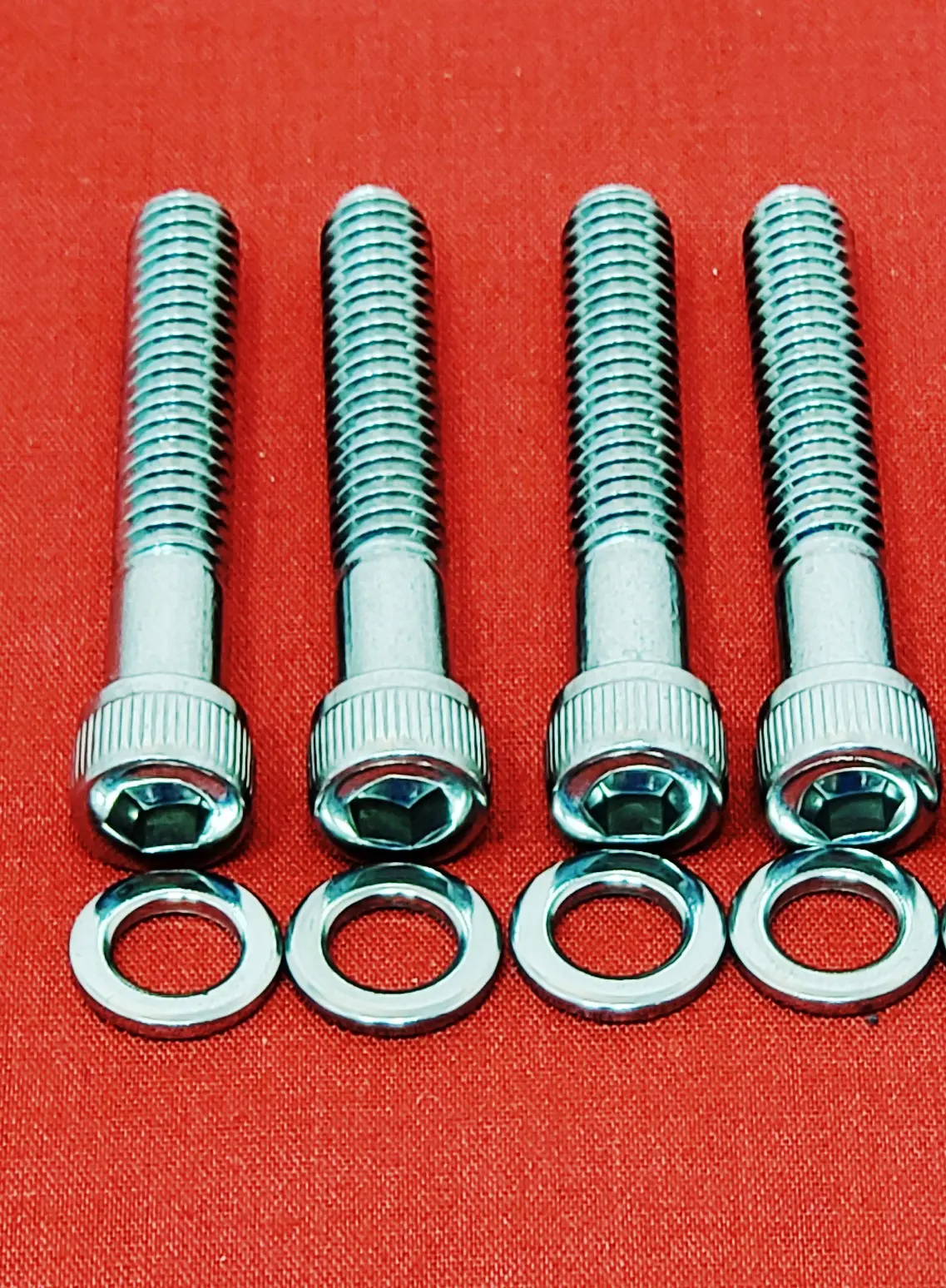 1987-2013 FLH-FLT Touring Ultra Road King Street Glide Polished Stainless Front Fender Support Allen Bolt Kit