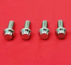 1999-2017 Dyna Wide Glide Polished Grade 8 ARP Stainless Footpeg Mounting Bracket Bolt Kit