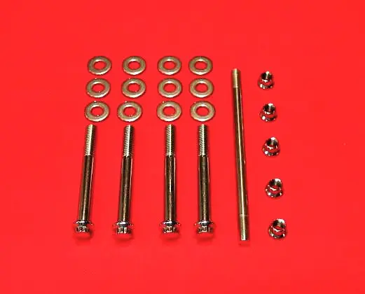 1996-99 Harley EVO Big Twin Show Polished Grade 8 ARP Stainless Case Bolt Kit