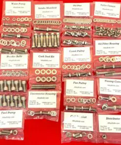 Alternative view of Cadillac 331-365-Early 390 Stainless Steel Engine Hex Bolt Kit