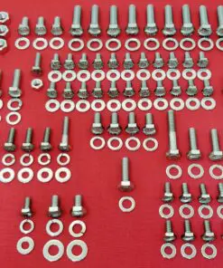 Jeep 1988-1994 6 Cylinder Stainless Steel Engine Hex Bolt Kit Set