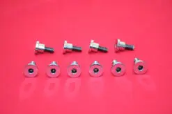 2002 & Up Harley V-Rod Show Polished Stainless Flat Disc Style Front Brake Rotor Bolt Kit