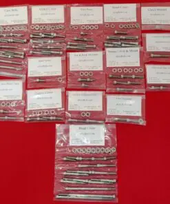 Yamaha YFM350 Raptor Polished Stainless Steel Engine Only Bolt Kit