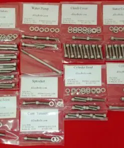 Yamaha YFM700R Raptor Polished Stainless Steel Engine Only Bolt Kit