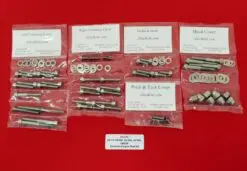 1968-75 HONDA CB350 CL350 SL350 Polished Stainless Steel Engine Bolt Kit Set