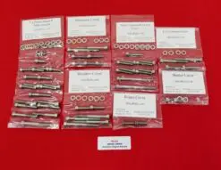 HONDA CB500 CB550 Polished Stainless Steel Engine Bolt Kit Set