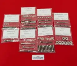 HONDA 1979-82 CB750 DOHC Polished Stainless Steel Engine Bolt Kit Set