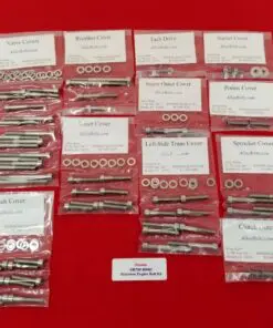 HONDA 1976-78 CB750A HONDAMATIC Polished Stainless Steel Engine Bolt Kit Set
