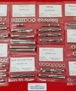 HONDA 1980-83 DOHC CB900C CB1000C Polished Stainless Steel Engine Bolt Kit Set