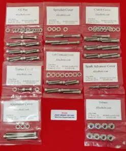 HONDA 1980-83 DOHC CB900F CB1100F Polished Stainless Steel Engine Bolt Kit Set