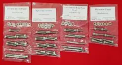 HONDA 1982-87 V45 V65 MAGNA SABRE Polished Stainless Steel Engine Bolt Kit Set
