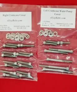 HONDA 1982-87 V45 V65 MAGNA SABRE Polished Stainless Steel Engine Bolt Kit Set