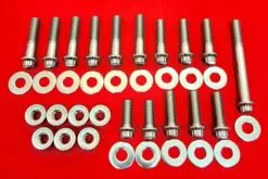 2006-2017 Dyna Show Polished Grade 8 ARP Stainless Motor Mount Bolt Kit