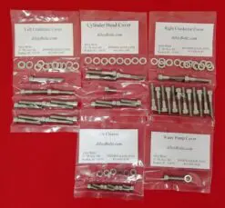 HONDA 2004-2009 VT750 SHADOW Polished Stainless Steel Engine Bolt Kit Set