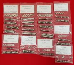 HONDA 2002-2008 VTX1800 Polished Stainless Steel Engine Bolt Kit Set