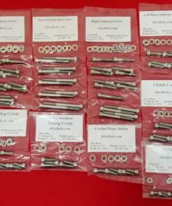 HONDA 2002-2008 VTX1800 Polished Stainless Steel Engine Bolt Kit Set