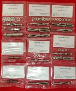 HONDA CB175 CD175 CL175 SL175 Polished Stainless Steel Engine Bolt Kit Set