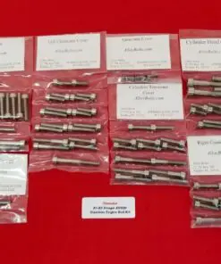 YAMAHA 1981-1983 VIRAGO XV920 Polished Stainless Steel Engine Bolt Kit Set