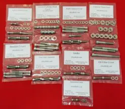 YAMAHA 1970-1983 XS1 XS2 TX650 XS650 Polished Stainless Steel Engine Bolt Kit Set