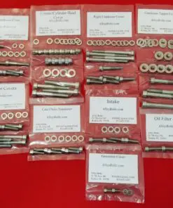 YAMAHA 1970-1983 XS1 XS2 TX650 XS650 Polished Stainless Steel Engine Bolt Kit Set