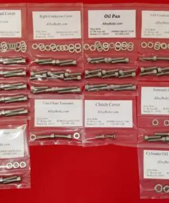 YAMAHA 1978-1982 XJ1100 XS1100 Polished Stainless Steel Engine Bolt Kit Set