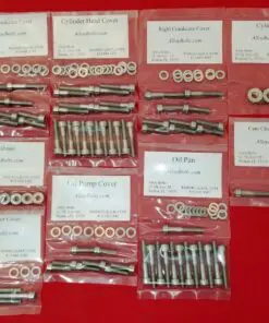 YAMAHA 1980-1982 XJ650 MAXIM & SECA Polished Stainless Steel Engine Bolt Kit Set