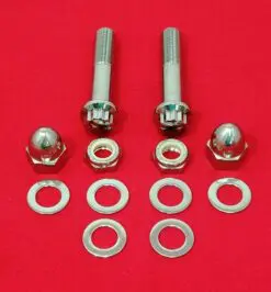 2008 & Up Dyna Show Polished 12Pt. Grade 8 ARP Stainless Rear Shock Bolt Kit