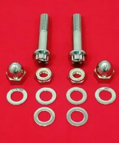 1991-1999 Sportster Polished 12Pt. Grade 8 ARP Stainless Rear Shock Bolt Kit