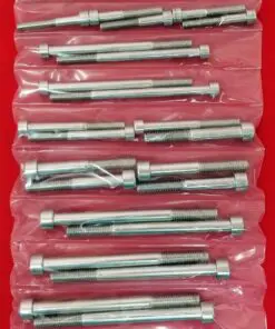 1975-77 HONDA CB400F CRANKCASE Halves Polished Stainless Steel Engine Bolt Kit Set