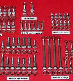 247 Pc Buick 215 V-8 Stainless Steel Hex Engine Bolt Kit