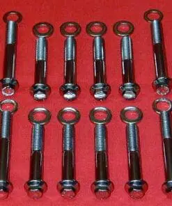 Chevy Rams Horn Grade 8 Stainless Manifold Bolt Kit