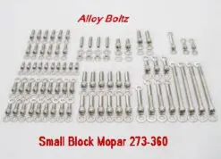 218 Pc SB Mopar Stainless Allen Bolt Kit