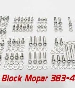 Big Block Mopar Grade 8 Stainless ARP Engine Bolt Kit