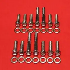 348-409 Grade 8 Stainless Stock Exhaust Kit