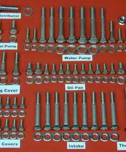 Chevy 2.8 Liter Stainless Steel Hex Head Engine Bolt Kit