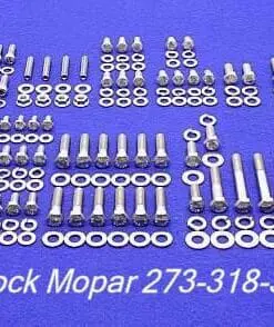 218 Pc SB Mopar Stainless Hex Bolt Kit