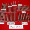 281 Pc 426 Hemi Stainless Hex Engine Bolt Kit