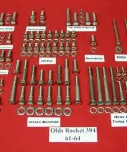 61-64 Olds Rocket Stainless Hex Engine Bolt Kit