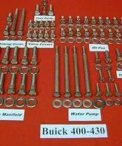 215 Pc Buick 400-430 Stainless Hex Engine Bolt Kit