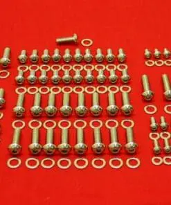 208 Pc Chevy 348-409 Polished Button Head Engine Kit