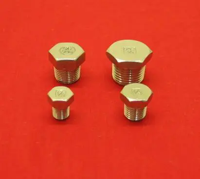 1/4 Stainless Hex Head Tapered Pipe Plug