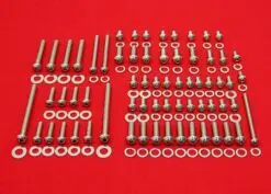 Pontiac V-8 Polished Button Head Bolt Kit