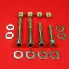 Polished Stainless Steel Banshee Rear Shock & Linkage Bolt Kit