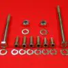 Polished Stainless Steel Banshee Motor Mount Bolt Kit