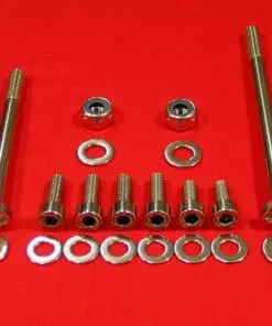 Polished Stainless Steel Banshee Motor Mount Bolt Kit